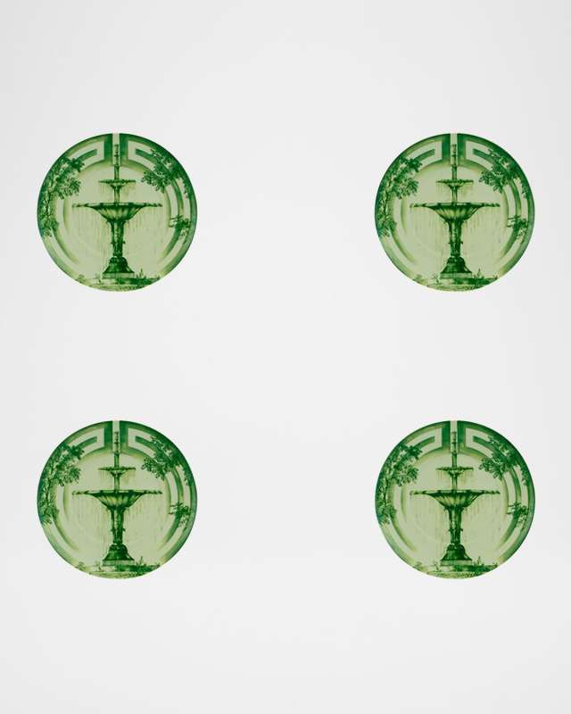 The Meaning Blue Bread & Butter Plates, Set of 4